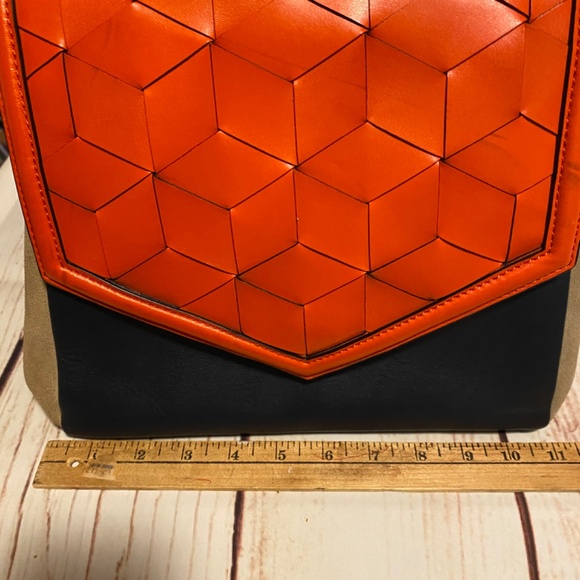 Welden Saunter Leather Suede Handbag Tri-Color Artisian Leatherwork - Picture 16 of 16